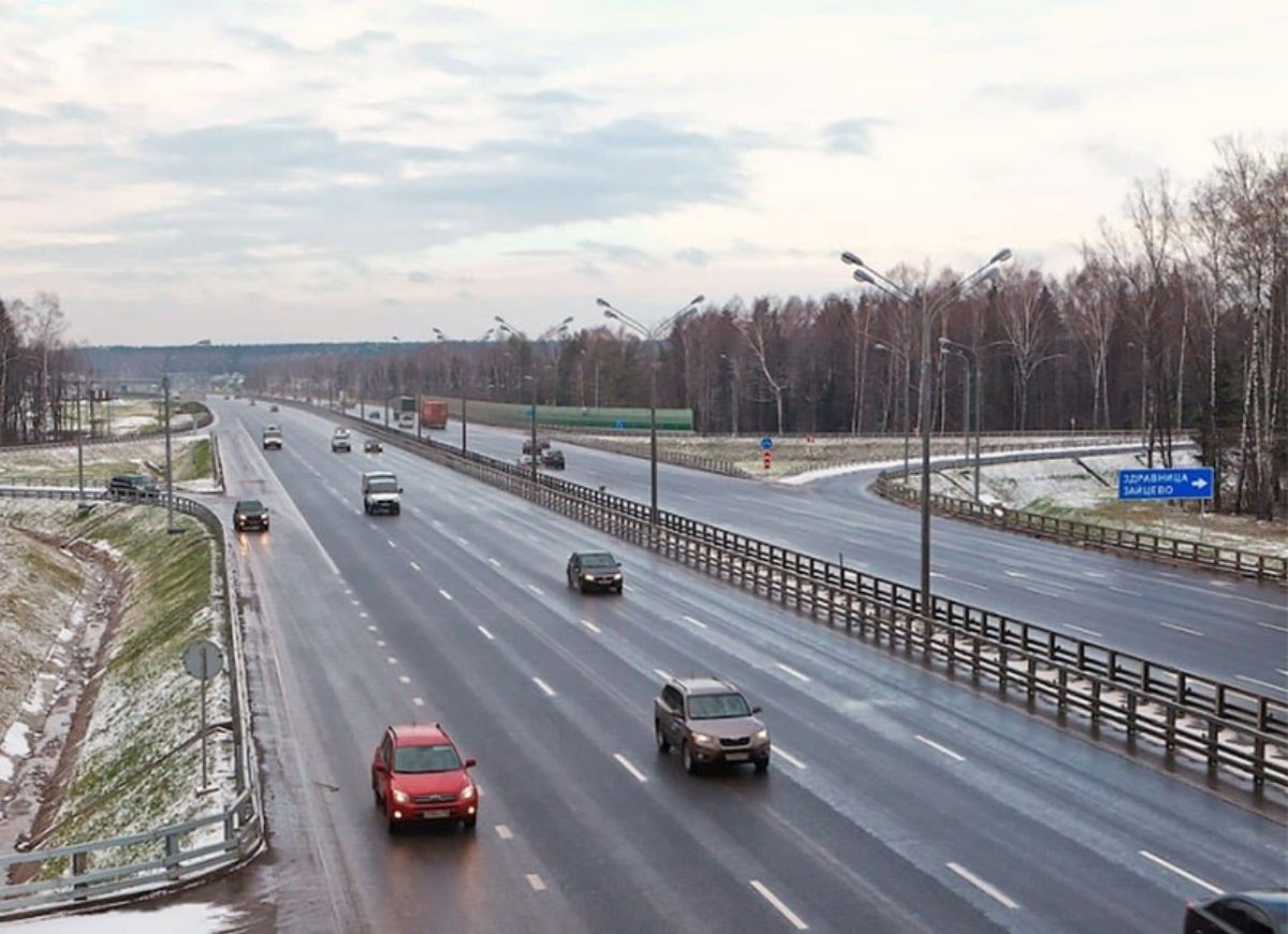 На 45-46 км. Минского шоссе временно изменилась схема движения